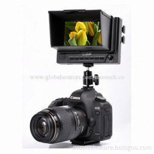 5-inch DSLR monitor video camera field monitor for 5D mark II with SDI HDMI input & output